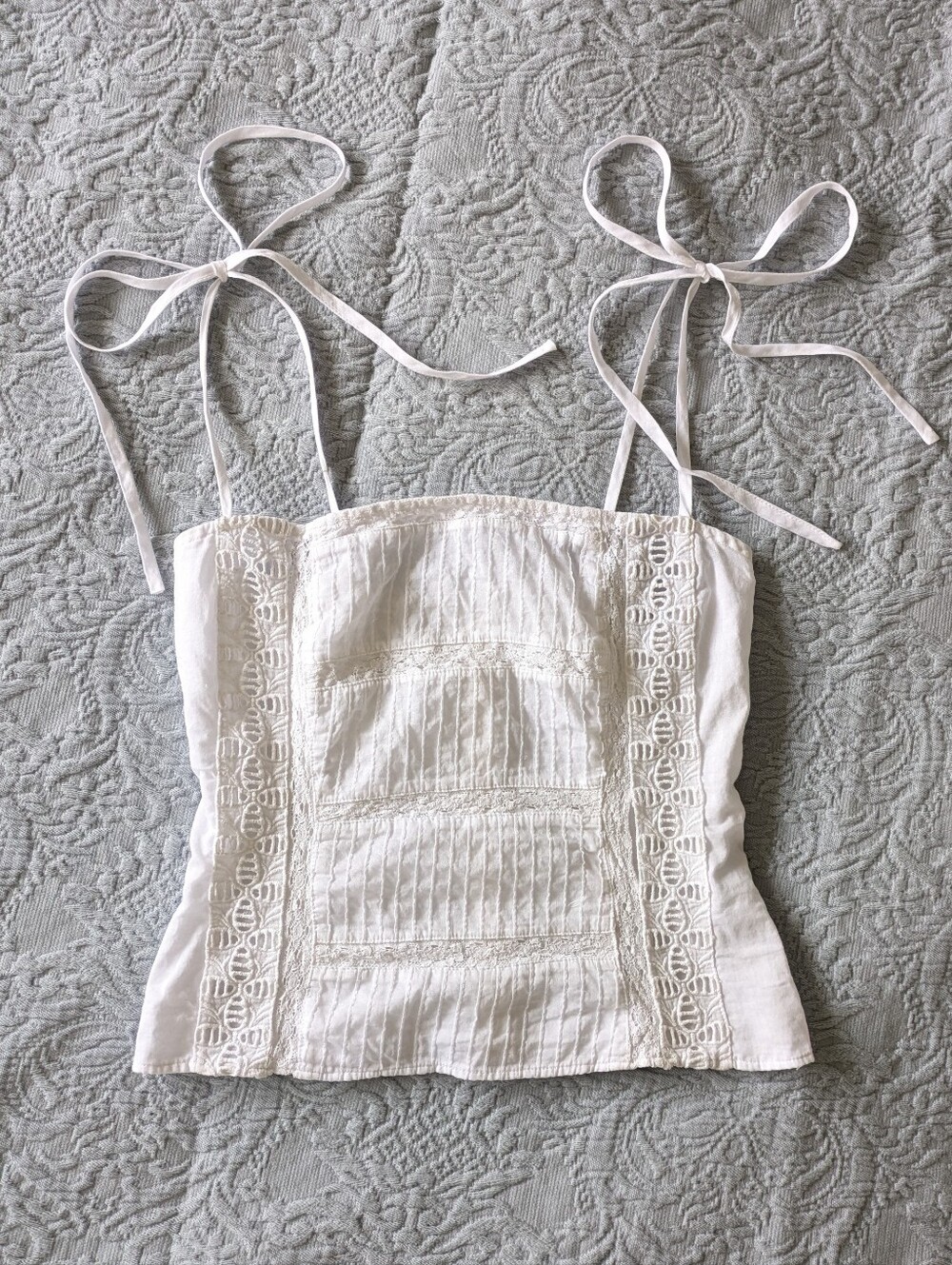 Reformation Lace Detail Tank